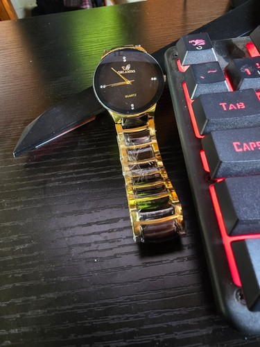 Orlando quarts black dial - orlando,