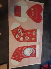 Lewis and Irene – Red North Pole Stocking C22.3,Christmas Crafts,