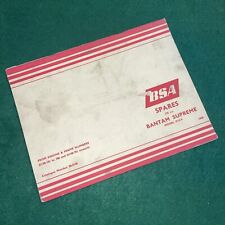 BSA Bantam Supreme D14 1968 Replacement Spare Parts Book Catalogue Original Used