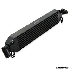 BLACK HIGH FLOW ALLOY INTERCOOLER CORE FOR FORD FOCUS MK2 ST225 2.5 05-11