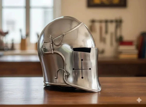 Medieval barbuta helmet - barbuta, 18