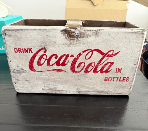 Coca cola wooden advertising - coca-cola,