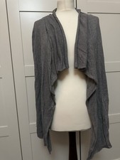 M&S Grey Waterfall Cardigan Size 22