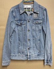 Disney Mickey Mouse Leader Of The Club Denim Jacket Size XS Pit To Pit 18”