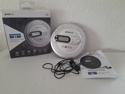 Retro personal player with - cd,