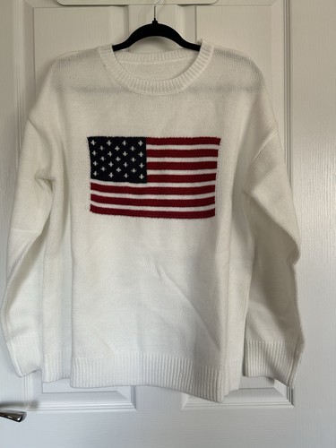 American flag jumper - american, size
