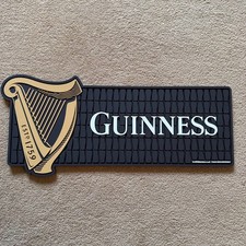 Guinness bar runner drip mat - guinness,