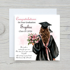 personalised Graduation card