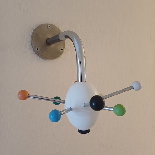 Retro multicoloured sputnik - retro,
