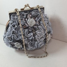 Frame Twist Clasp Purse Clutch Retro Victorian Chain Strap Shoulder Multiway