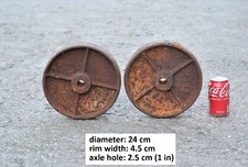 pair of iron wheels shepherd /