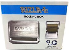 Rizla Metal Automatic Rolling Tin Tobacco Roll Up Case Cigarette Machine Box New