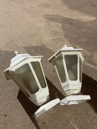 Caravan decking lantern post - lantern,