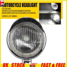 Chrome Motorcycle White