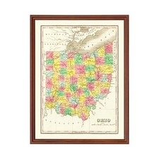Old Map of Ohio 1831 - Vintage
