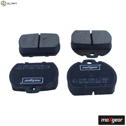 Brake pad set disc - set,