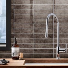 10x Sheet Kitchen Stick on Tile Stickers Bathroom 3D Self-Adhesive Wall Tiles