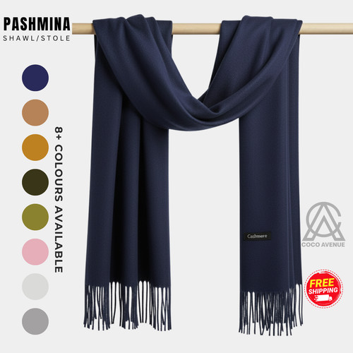 Elegant winter pashmina shawl - elegant,