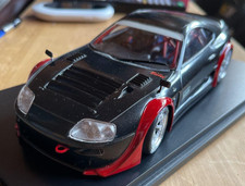 TOYOTA SUPRA Black Red Painted