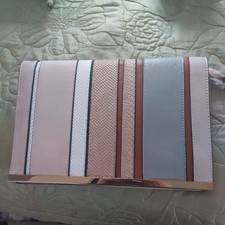 Bessie London Peach Clutch Bag