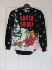 Primark boys 9-10 years The Simpsons Santa squad Christmas jumper