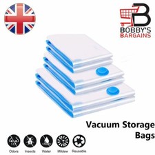 STRONG VACUUM STORAGE SPACE SAVING BAGS FOR  CLOTHES BEDDING - MULTIPLE SIZES