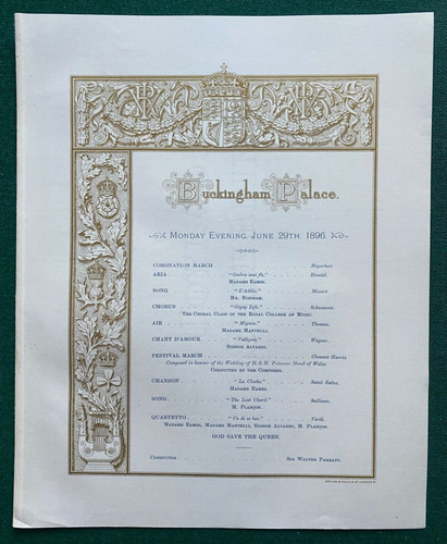 Antique british royal concert - royal,