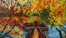 oil paintings on canvas hand painted AUTUMN 