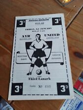 Ayr United v Third Lanark 1/1/1960 1959/60 (3)