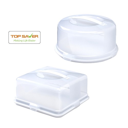 Plastic cake storage box - cake,