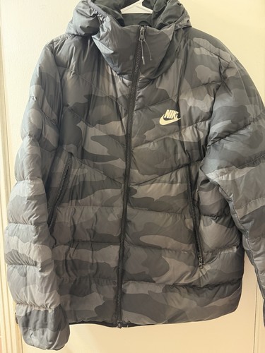 Nike men gray black camo - xl,