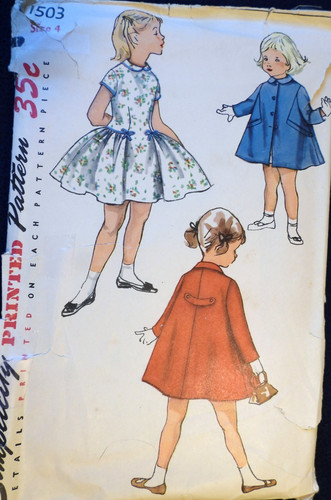 Vtg 1950s simplicity 1503 - vtg,