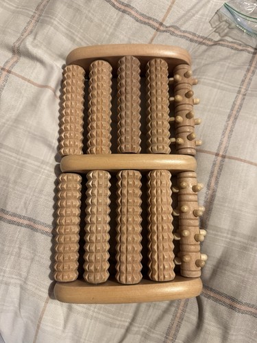 Wooden foot massager - foot,