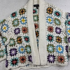 Croquet Knit Floral Square