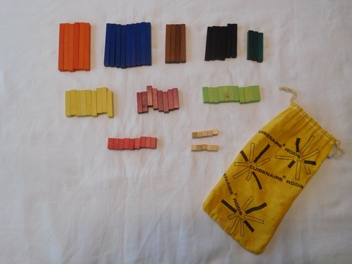 Vintage cuisenaire rods math - vintage,