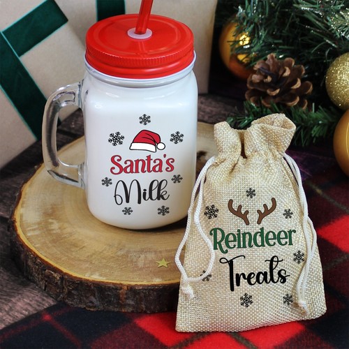 Santa milk bottle - santa’s,