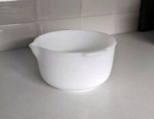 Vintage Sunbeam Junior Mixmaster Milk Glass Mixing Bowl, Made in Great Britain