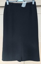 NEW *Lovely* EASTEX/ UK16/ Black Skirt/ elastic waist/ machine wash/ lined (B1)