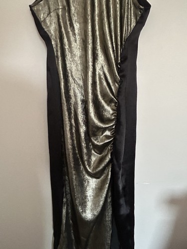 Topshop metallic halter neck - metallic,