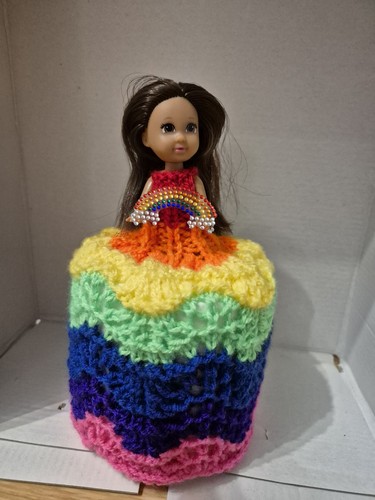 Rainbow retro toilet roll - rainbow.,
