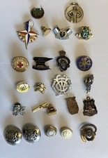 Vintage Enamel Pin Badge Job