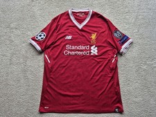 Liverpool FC NB LFC New Balance Home Football Shirt 125 Years 17-18 Size Large