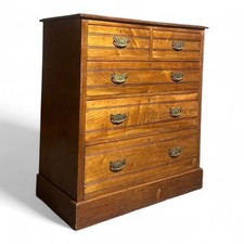ANTIQUE WALNUT CHEST OF
