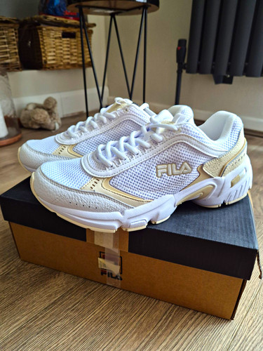 Fila perano white beige lace - fila, white/beige
