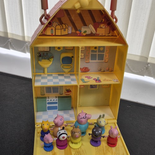 Peppa pig house playset case - pig,
