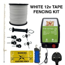 White 12v / 230v Electric
