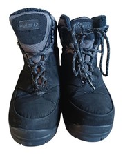 ALPINE SNOW BOOTS, Size UK8/EU 42, Black, Inner Sock, USED