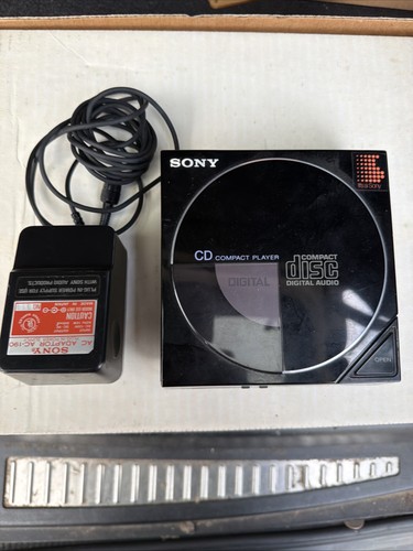Vtg sony discman black - sony,