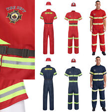 UK Mens Firefighter Costume