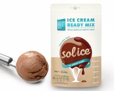 Sol-ice 0% Sugar Added | Ice Cream Mix | Chocolate 225g (makes 8-10 scoops)